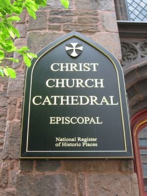 Christ Church Cathedral Marker. Click for full size. Christ Church Cathedral Marker image. Click for full size.