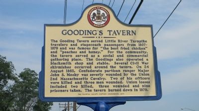 Gooding's Tavern Marker image. Click for full size.