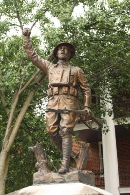 The Spirit of the American Doughboy Marker. Click for full size. The Spirit of the American Doughboy Marker image. Click for full size.