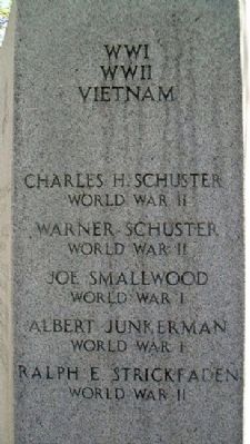 Blackwater Veterans Memorial Honor Roll. Click for full size. Blackwater Veterans Memorial Honor Roll image. Click for full size.