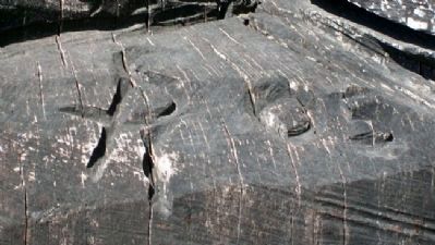 Osage Chieftain Scultor's Mark. Click for full size. Osage Chieftain Scultor's Mark image. Click for full size.