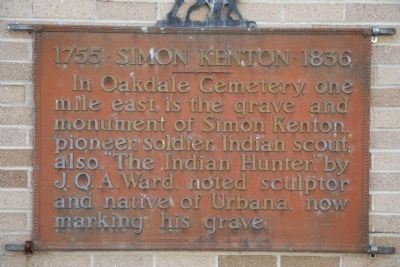 Simon Kenton Marker image. Click for full size.