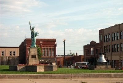 Full View - - Replica of The Statue of Liberty Marker. Click for full size. Full View - - Replica of The Statue of Liberty Marker image. Click for full size.