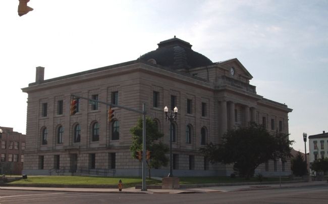 North/West Corner - - Miami County Courthouse. Click for full size. North/West Corner - - Miami County Courthouse image. Click for full size.