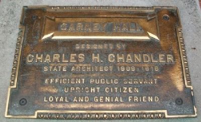 Original Carney Hall Marker. Click for full size. Original Carney Hall Marker image. Click for full size.