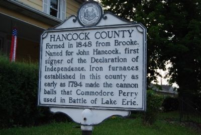 Hancock County Marker image. Click for full size.