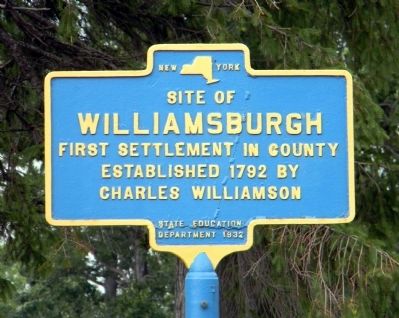 Williamsburgh Marker image. Click for full size.