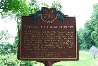 Gateway To The Northwest Marker image. Click for full size.