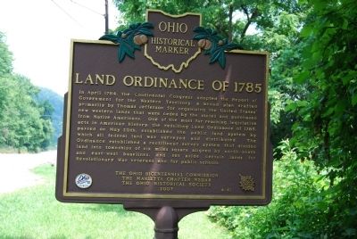 Land Ordinance of 1785 Marker image. Click for full size.