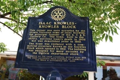Isaac Knowles - Knowles Block Marker image. Click for full size.