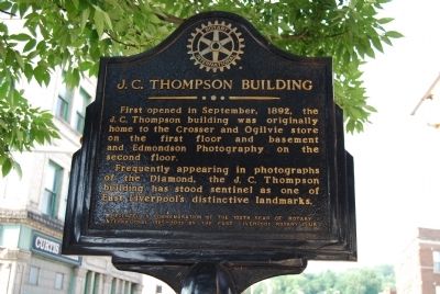 J.C. Thompson Building Marker image. Click for full size.