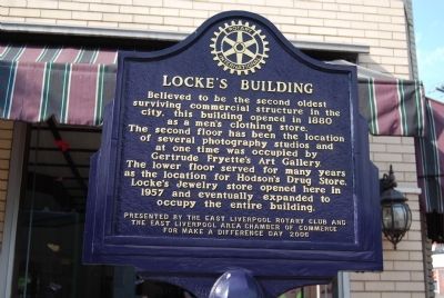 Locke's Building Marker image. Click for full size.