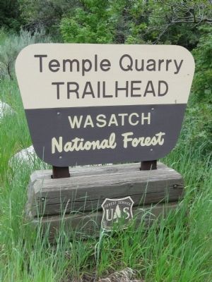 Temple Granite Quarry Marker image. Click for full size.
