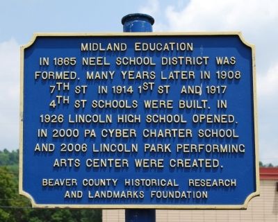 Midland Education Marker image. Click for full size.
