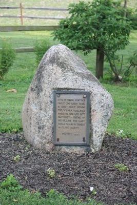 Site of Simon Kenton's First Log Cabin Home in Ohio Marker. Click for full size. Site of Simon Kenton's First Log Cabin Home in Ohio Marker image. Click for full size.