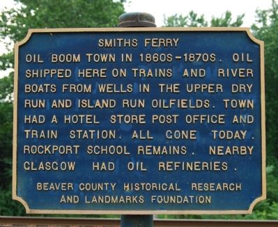 Smiths Ferry Marker image. Click for full size.