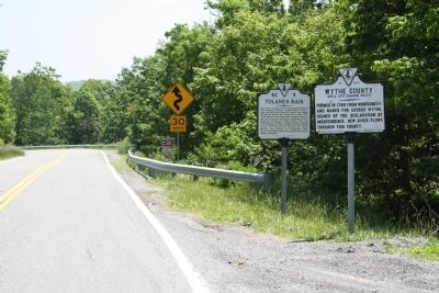 Wythe County / Bland County and Tolands Raid Markers image. Click for full size.