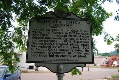 Chelsea China Company Marker. Click for full size. Chelsea China Company Marker image. Click for full size.