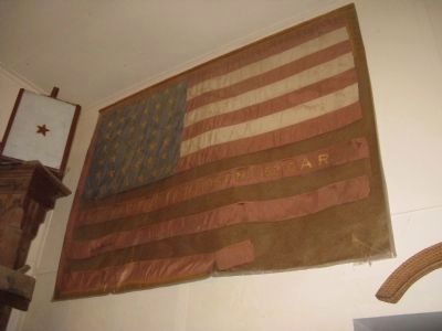 Flag Banner Originally Owned by the Downieville Chapter of the G.A.R. image. Click for full size.