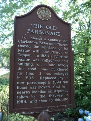 The Old Parsonage Marker image. Click for full size.