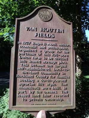 Van Houten Fields Marker image. Click for full size.