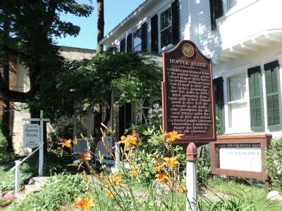 Hopper House Marker. Click for full size. Hopper House Marker image. Click for full size.