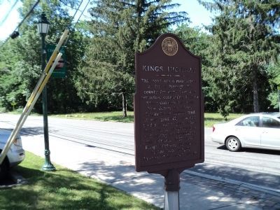 Kings Highway Marker. Click for full size. Kings Highway Marker image. Click for full size.