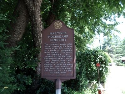 Martinus Hogenkamp Cemetery Marker image. Click for full size.