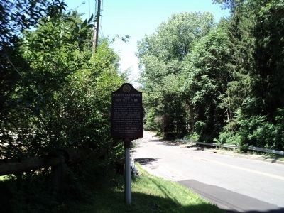 Marker on Collyer Avenue image. Click for full size.