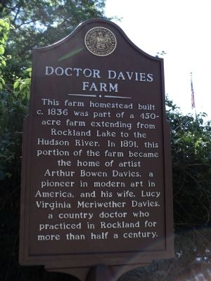 Doctor Davies Farm Marker. Click for full size. Doctor Davies Farm Marker image. Click for full size.