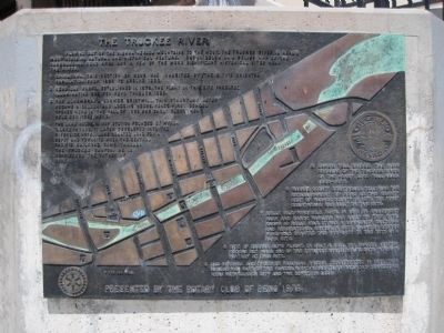 The Truckee River Marker image. Click for full size.