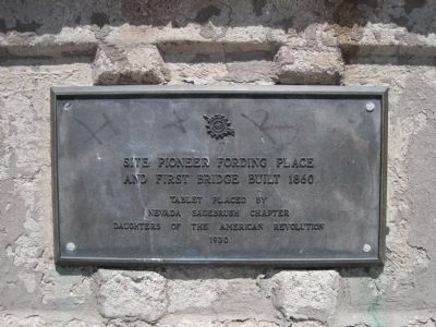 An additional marker on the Virginia Street Bridge. image. Click for full size.