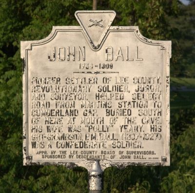 John Ball Marker image. Click for full size.