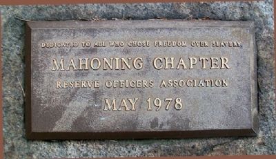 Freedom Over Slavery Marker. Click for full size. Freedom Over Slavery Marker image. Click for full size.