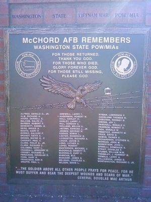 POW/MIA Memorial. Click for full size. POW/MIA Memorial image. Click for full size.