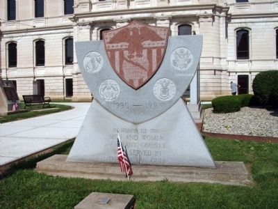 Front Side - - Persian Gulf Veterans Memorial Marker image. Click for full size.