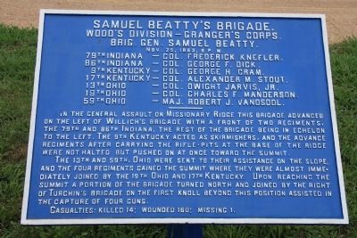 Samuel Beatty's Brigade Marker image. Click for full size.