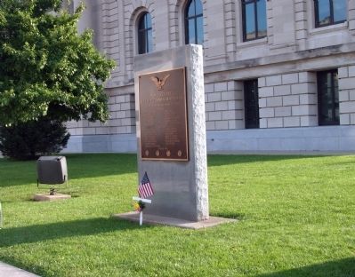Wide View - - Miami County Korean - Viet Nam War Memorial Marker. Click for full size. Wide View - - Miami County Korean - Viet Nam War Memorial Marker image. Click for full size.