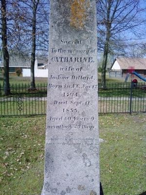 Catharine Dillard grave image. Click for full size.