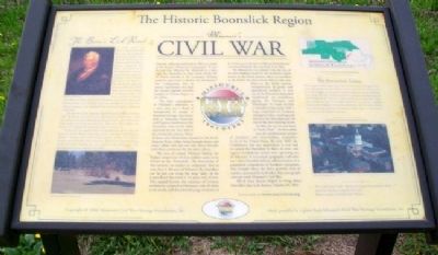 The Historic Boonslick Region Marker. Click for full size. The Historic Boonslick Region Marker image. Click for full size.