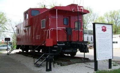 KATY Caboose #127 and Marker image. Click for full size.