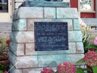 Wide View - - Replica of The Statue of Liberty Marker. Click for full size. Wide View - - Replica of The Statue of Liberty Marker image. Click for full size.