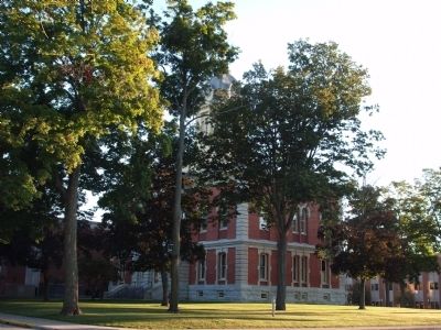 South/West Corner - - Marshall County Courthouse. Click for full size. South/West Corner - - Marshall County Courthouse image. Click for full size.