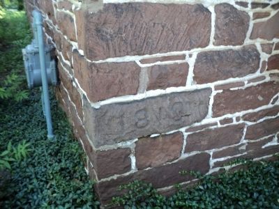 Old Stone Church Cornerstone. Click for full size. Old Stone Church Cornerstone image. Click for full size.