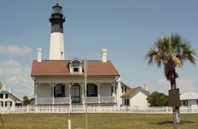 Tybee Lighthouse and Marker image. Click for full size.