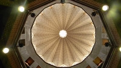 Interior view of the Basilica's cupola image. Click for full size.