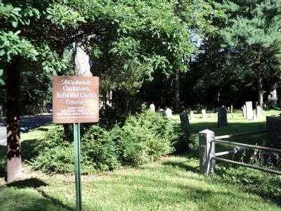Historic Clarkstown Reformed Church Cemetery image. Click for full size.