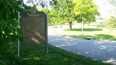 Independence Marker. Click for full size. Independence Marker image. Click for full size.