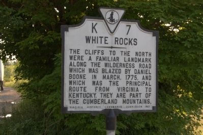 White Rocks Marker. Click for full size. White Rocks Marker image. Click for full size.