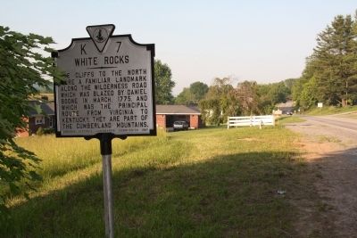 White Rocks Marker. Click for full size. White Rocks Marker image. Click for full size.